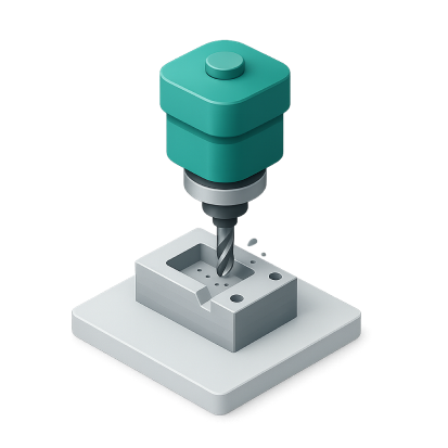 CNC Machining illustration