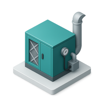 Industrial HVAC & Environmental Systems illustration