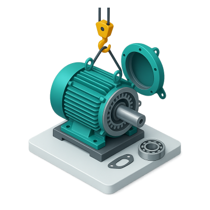 Industrial Repair & Rebuild Services illustration