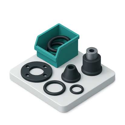 Custom Rubber Components illustration