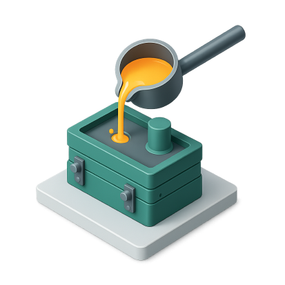 Sand Casting illustration